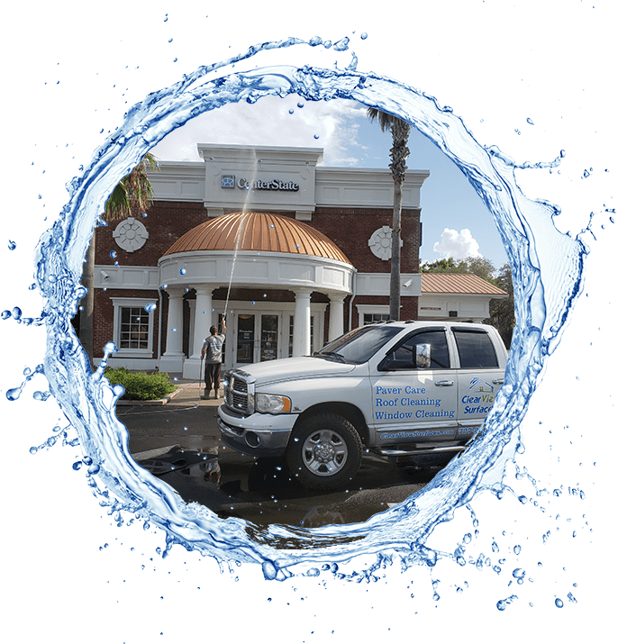 Building Pressure Washing Services by ClearView Surfaces - Clearwater FL