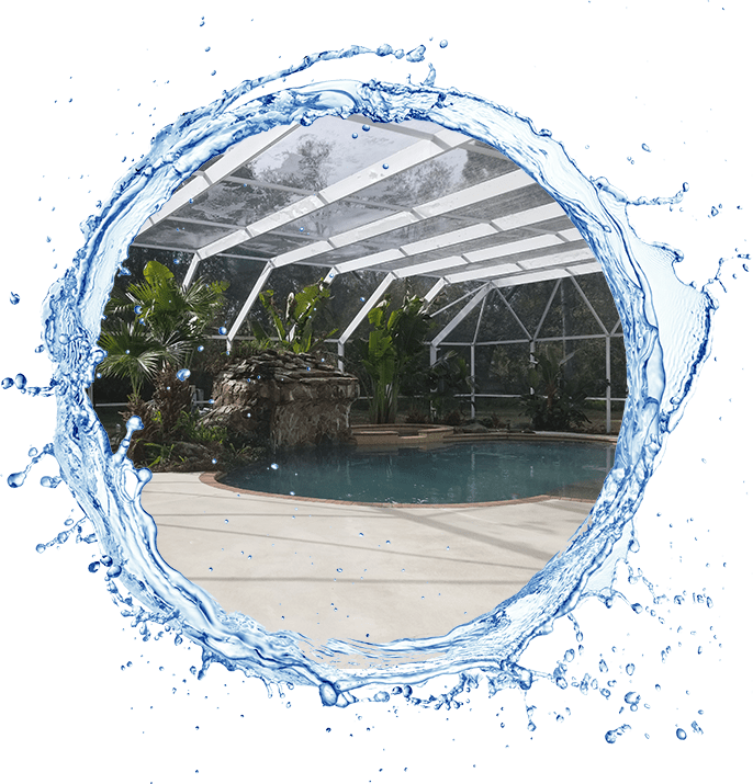 Pool Cage Cleaning - Pressure Washing by ClearView Surfaces - Clearwater FL - After Pressure Washing